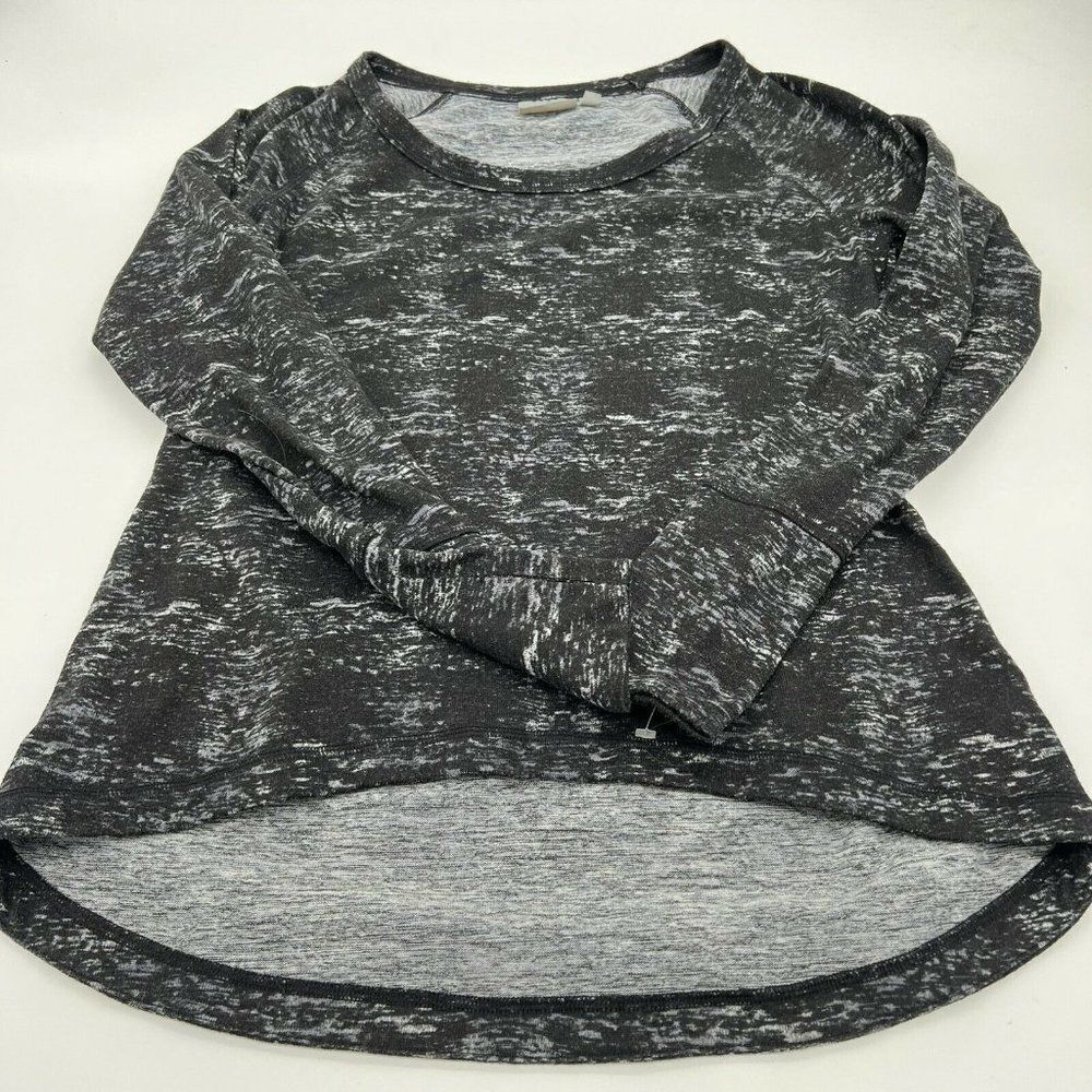 Athleta Women’s Small Sweatshirt Mottled Gray Lounge Casual Pullover